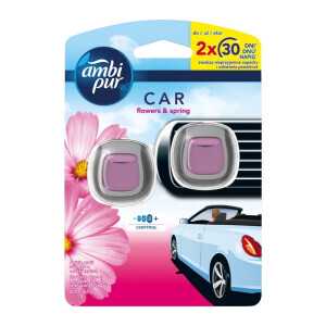 Ambipur 2*2ml Car Jaguar Flowers&Spring (6/krt)