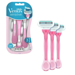 Venus Sensitive jednorázová holítka 3ks  (40/krt)
