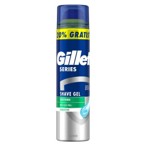 Gillette 200ml Gel na holení Sensitive +40ml Extra (6/bal)