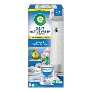 Airwick 228ml Freshmatic komplet Prádlo a bílá orchidej (4/krt)