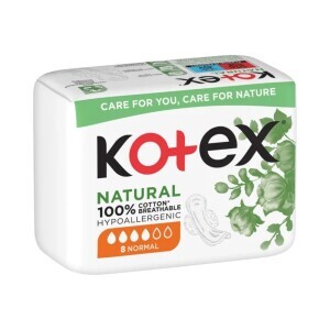 Kotex Vložky Natural Normal 8ks (16/krt)