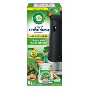 Airwick 228ml Freshmatic komplet Dub a santalové dřevo (4/krt)