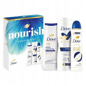 Dove Dár.sada F 250ml SG+150ml Spray+250ml BL Nourish (6/krt)