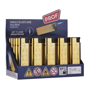 Prof Zapalovač Windproof Goldbar Metal (25/bal 500/krt)