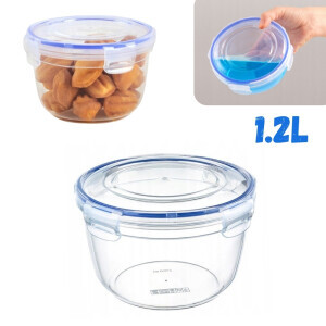 Dunya Dóza plast L&F kulatá Color 1,2l (12/krt)