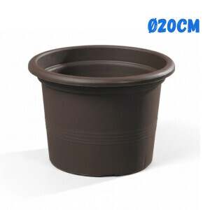 Květináč Campanula Ø20cm hnědá (10/krt)