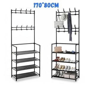 Předsíňový věšák s botníkem 170*80cm (10/krt)
