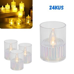 LED svíčka na baterie (24/bal 960/krt)