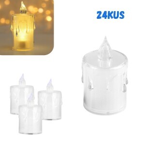 LED svíčka na baterie (24/bal 960/krt)