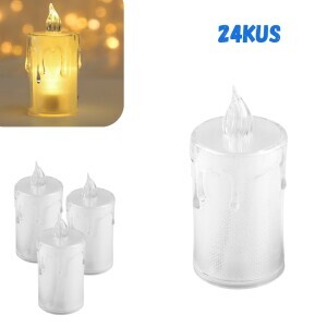 LED svíčka na baterie (24/bal 960/krt)