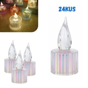 LED svíčka na baterie (24/bal 960/krt)