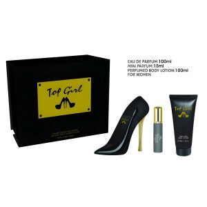 Top Girl Dár.sada N Black 100ml EDP N+100ml bodylotion+15ml pocket sprej(24/krt)