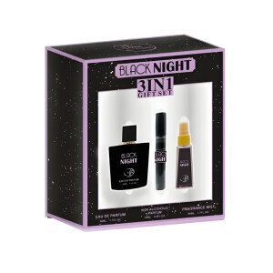 Black Night Dár.sada 3ks N EDP 50ml +50ml Body +15ml Pocket Sprej (24/krt)
