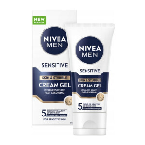 Nivea Pleť.krém 50ml N M Sensitive Skin&Beard 