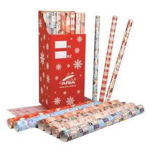 Aria Balící papír 7,5m*70cm Vánoční (52/krt)