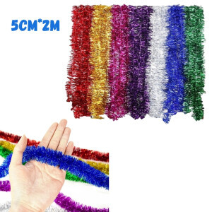 Vánoční řetěz 5cm*2m (10/bal 800/krt)