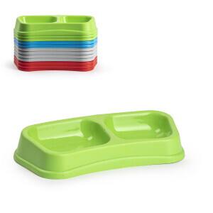 P.Forte Miska pro psy plast Double S Color (12/bal)