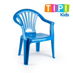 P.Forte Židle dětská plast Azul (1/bal)