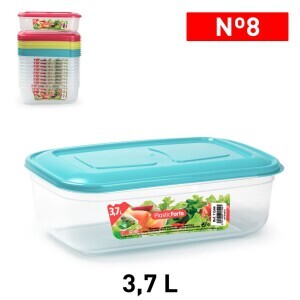 P.Forte Dóza plast Classic obdél.4l Color (12/bal)