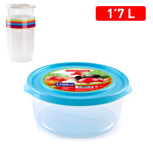 P.Forte Dóza plast Basic kul.1,7l Color (12/bal)