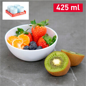 P.Forte Miska plast Classic 12cm/425ml White (24/bal)