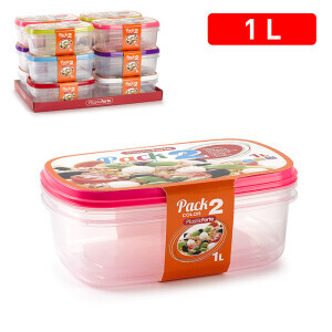 P.Forte Dóza plast pack obdél.2*1l Color (12/bal)