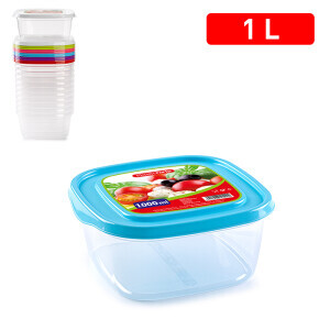 P.Forte Dóza plast Basic hran.1l Color (12/bal)
