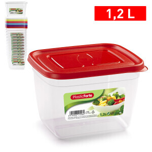 P.Forte Dóza plast Modern obdél.1,2l Color (12/bal)