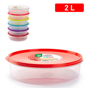 P.Forte Dóza plast Omelette kul. 2L Color  (6/bal)