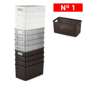 P.Forte Košík plast Rattan 5l (12/bal)