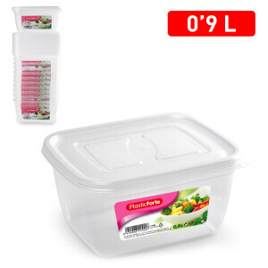P.Forte Dóza plast Modern obdél.900ml Tran. (12/bal)