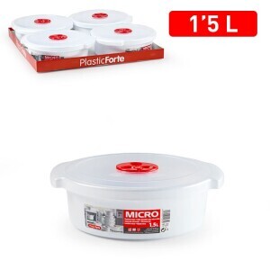 P.Forte Dóza plast do mikro.kul.1,5l (4/bal)