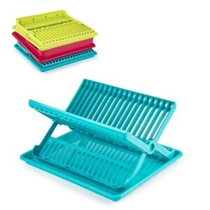 P.Forte Odkapávač na nádobí plast skládací Color (3/bal)