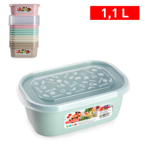 P.Forte Dóza plast Basic obdél.1,1l VRM (12/bal)