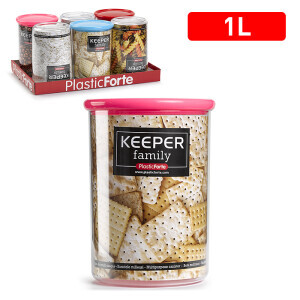 P.Forte Dóza plast Canister 1l Color (6/bal)