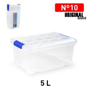 P.Forte Box plast 5l Transparent (12/bal)
