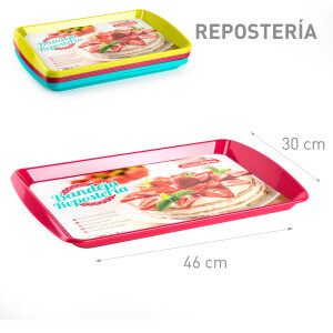 P.Forte Podnos plast Catering 46*30cm Color (12/bal)