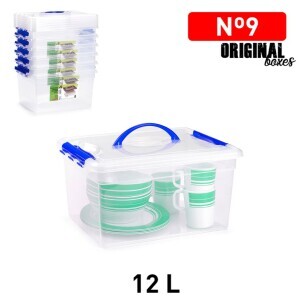 P.Forte Box plast s uchem 12l Transparent (6/bal)