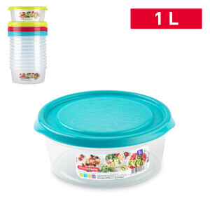 P.Forte Dóza plast Basic kul.1l Color (12/bal)