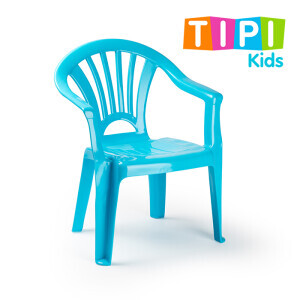 P.Forte Židle dětská plast Light Blue (1/bal)