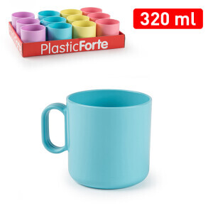 P.Forte Hrnek plast Dino 320ml Color (12/bal)