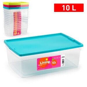 P.Forte Box plast Living 10l Color (12/bal)