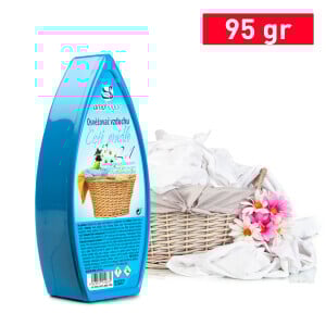 Amahogar Gel Air Freshener 95g Clean Clothes (12/bal)