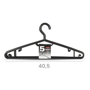 P.Forte Ramínka plast 5ks Black 