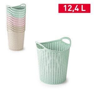 P.Forte Košík plast Rattan s uchem 12,4l VRM (12/bal)