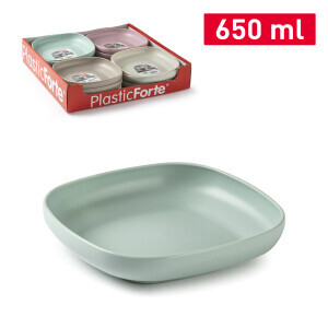 P.Forte Talíř plast Stilo 17cm VRM (12/bal)