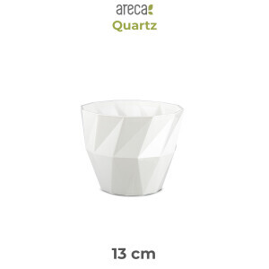 P.Forte Květináč Quartz 13cm Blanco Roto (12/bal)