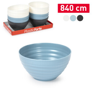 P.Forte Miska plast Classic 15cm/840ml Surtido Bag (12/bal)