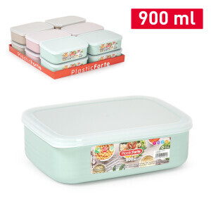 P.Forte Dóza plast Bento Combi obdél. 900Ml VRM (12/bal)