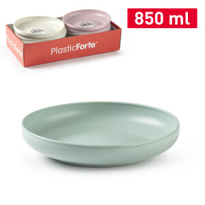 P.Forte Talíř plast Stilo kul. 20Cm VRM (12/bal)